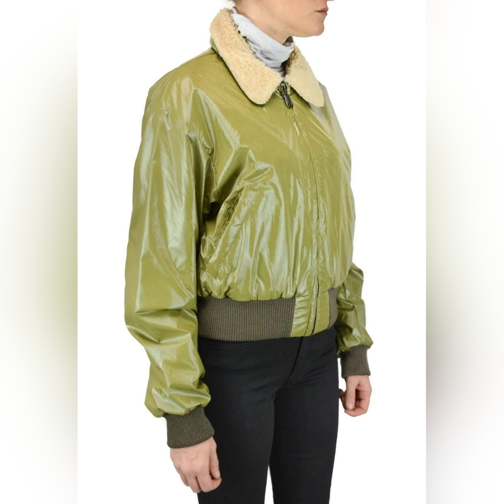 NWT R13 Cropped Garage Flight jacket